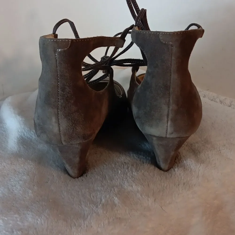 Marc Fisher Lace-Up Wedge Shoes